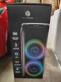 Cassa feste MUSIC SOUND 110W Nuova