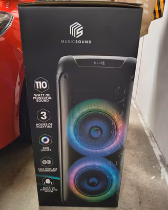 Cassa feste MUSIC SOUND 110W Nuova