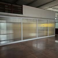 Struttura in alluminio e policarbonato alveolare