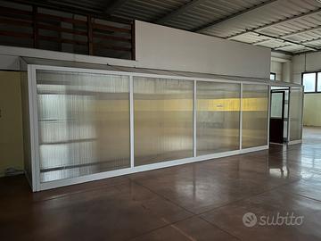 Struttura in alluminio e policarbonato alveolare