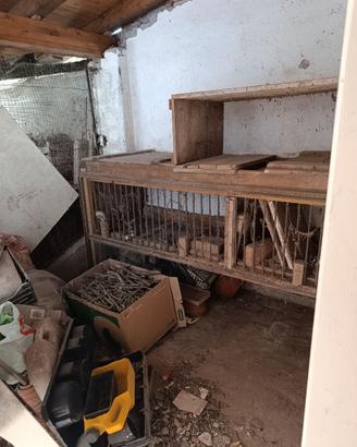 Struttura in legno da ardere