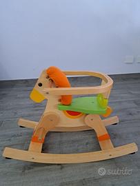 Cavalcabile cavallo legno dondolo bambini - Sevi