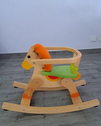 Cavalcabile cavallo legno dondolo bambini - Sevi