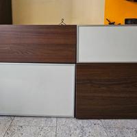 Mobile Ikea 2 ante e 2 cassetti marrone-nero