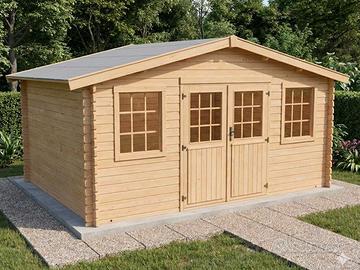 CASETTA DI LEGNO CORRADO 446x326x247h cm 28mm