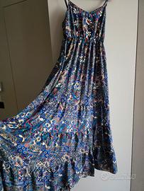 Vestito lungo fantasia floreale