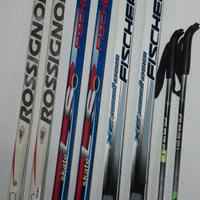 sci e scarponi di fondo