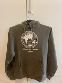 Felpa National Geographic verde cotone M
