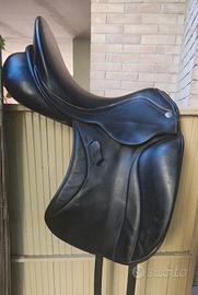 Sella Zaldi San Jorge, misura 17”, colore nero 