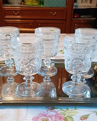 Set di calici di vetro