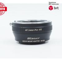 Adattatore Nikon F - Fuji X