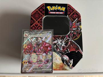 Carta Charizard ex + scatola