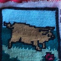 Quadretto a mezzo punto da incorniciare