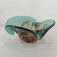 Vaso vintage  in vetro colorato Periodo 1960/1969