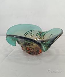 Vaso vintage  in vetro colorato Periodo 1960/1969