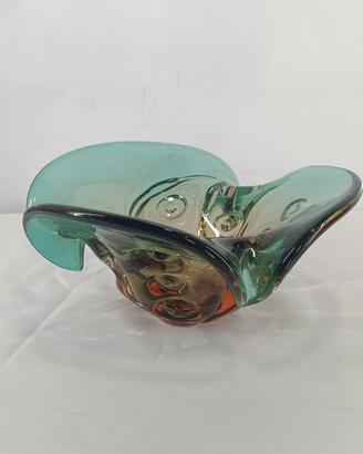 Vaso vintage  in vetro colorato Periodo 1960/1969