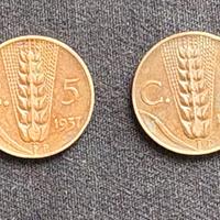 monete 5 cents 1937