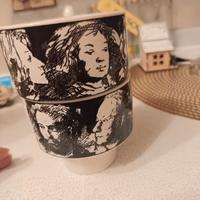 Copia tazze in ceramica Pietro Annigoni 
