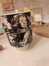 Copia tazze in ceramica Pietro Annigoni 
