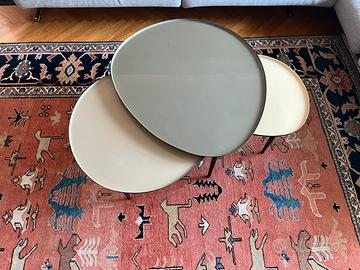 Tavolini sovrapponibili in metallo Maison du Monde