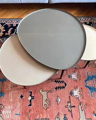 Tavolini sovrapponibili in metallo Maison du Monde