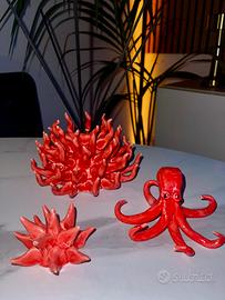 Set da 3 prodotti in ceramica artigianale vietrese