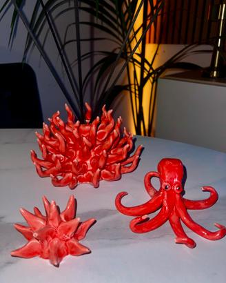 Set da 3 prodotti in ceramica artigianale vietrese