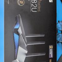 Router ASUS RT AX82U AX5400 WiFi 6 uso 1 settimana