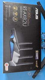Router ASUS RT AX82U AX5400 WiFi 6 uso 1 settimana