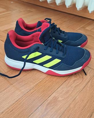 Scarpa running adidas blu
