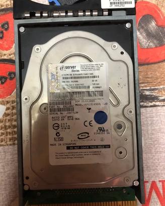 HDD IBM 35GB 15K RPM 80pin ULTRA3 SCSI iS AS/400