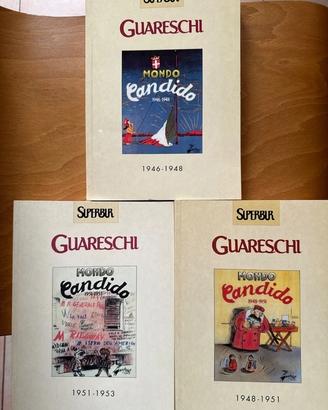 3 voll. da collez “Mondo Candido” di G. Guareschi