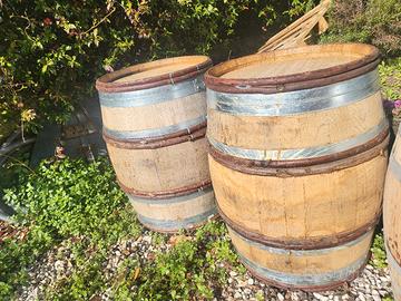 4  botti in legno
