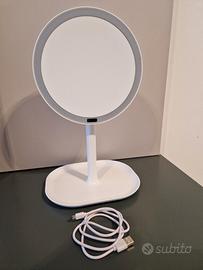Specchio makeup Luce LED sensore, Ingrandimento 5X