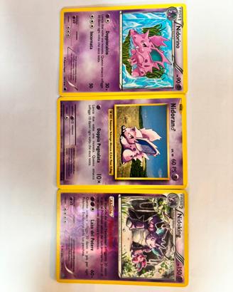 Set carte pokemon nidorino