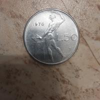 moneta 50 lire 1976