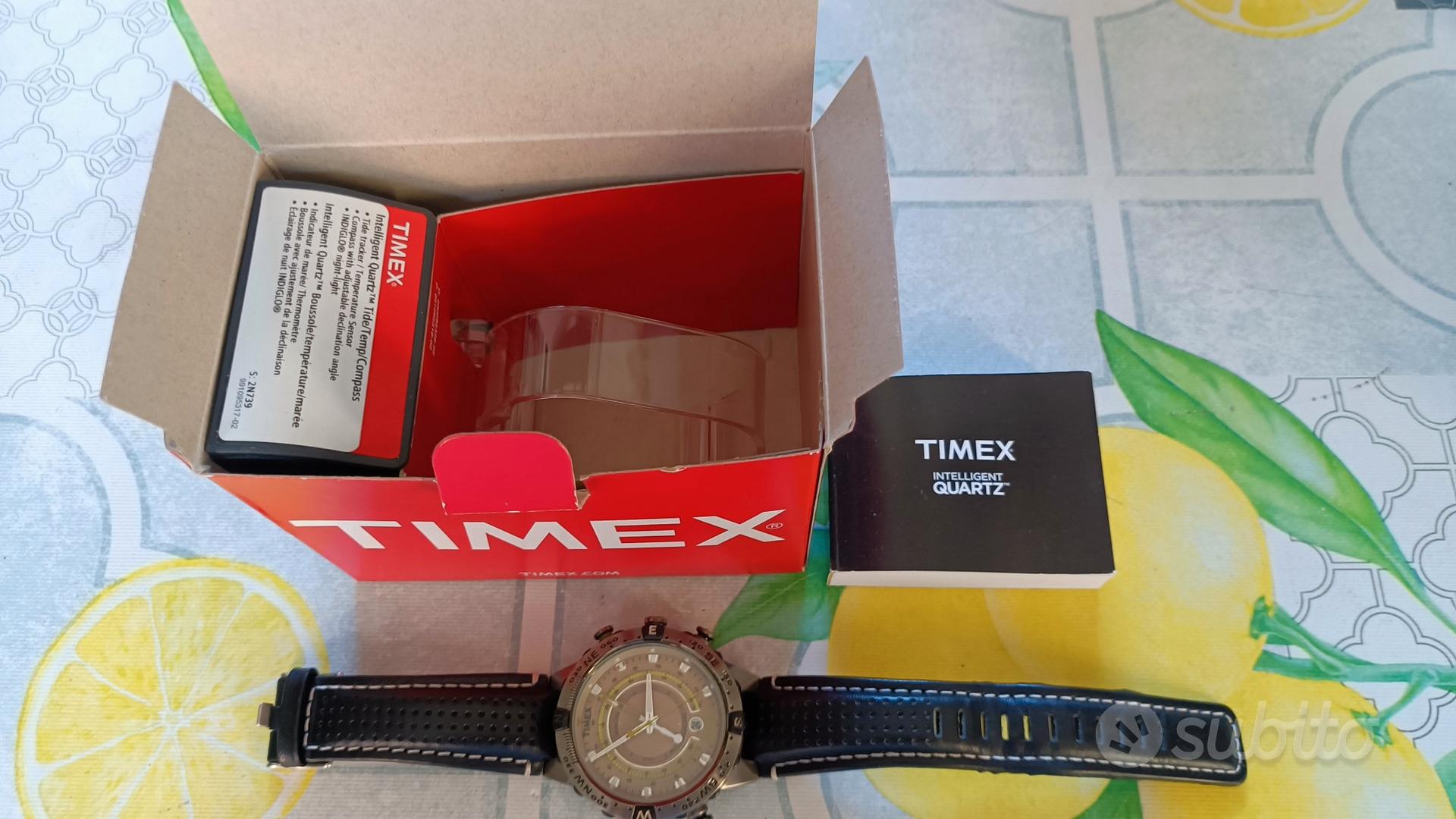 Timex E-Tide Temp Compass Intellingent Quartz Abbigliamento e