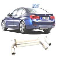 SCARICO SPORTIVO BMW F30 316 320 325 LOOK M DOPPIA