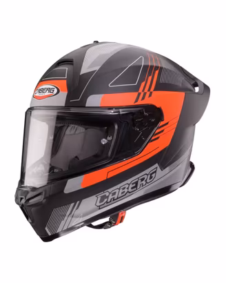 Casco CABERG Integrale Roxter NERO ROSSO