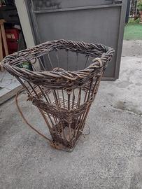 Gerla fatta  a mano per raccolta fieno