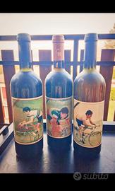 3 bottiglie da collezione 
