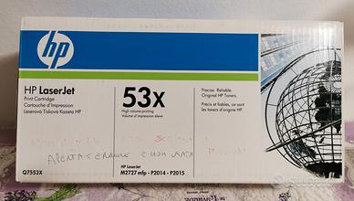 Toner HP 53X - Q7553X Nero -  aperto non usato