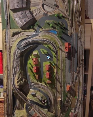 Plastico ferroviario scala N cm 200*105
