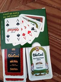 carte da gioco pubblicitarie vintage