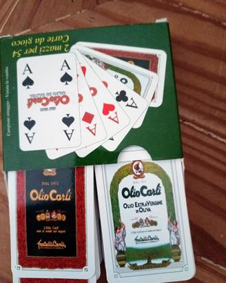 carte da gioco pubblicitarie vintage