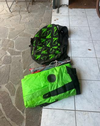 kitesurf vela onesails 9 mt con sacca e barra