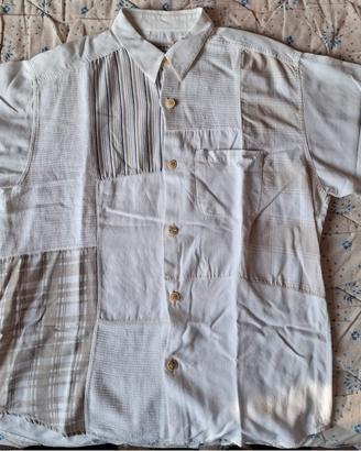 Camicia lino quadri
