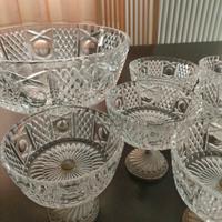 servizio vintage macedonia anni 6070 cristallo