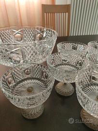 servizio vintage macedonia anni 6070 cristallo