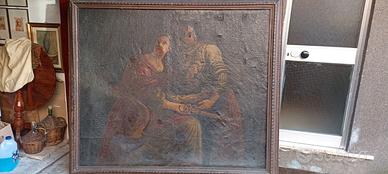quadro antico '700 (?) Olio su tela